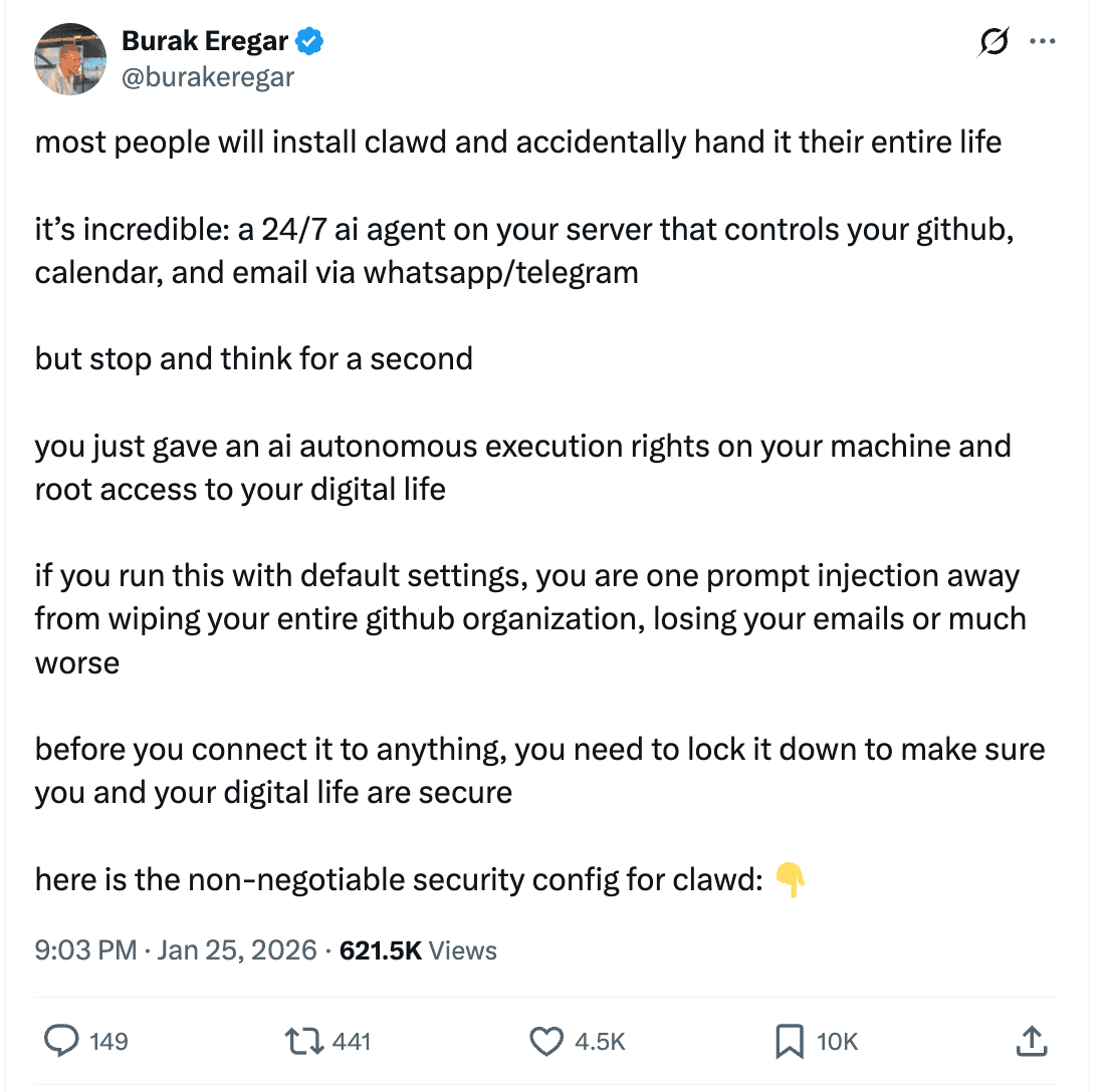 Developer security concerns